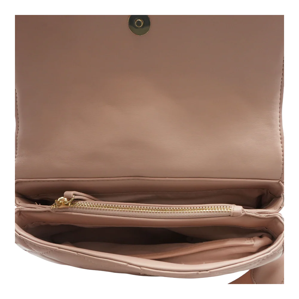 Cipria Bigs Quilted Crossbody Saddle Bag - Image 3