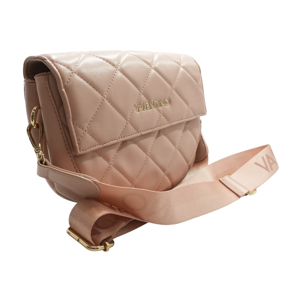 Cipria Bigs Quilted Crossbody Saddle Bag - Image 4