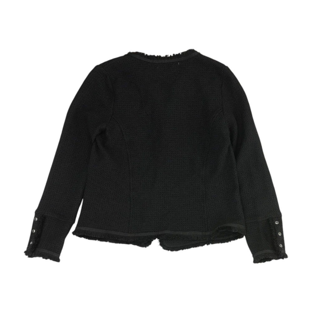 Black Solid Blazer - Image 2