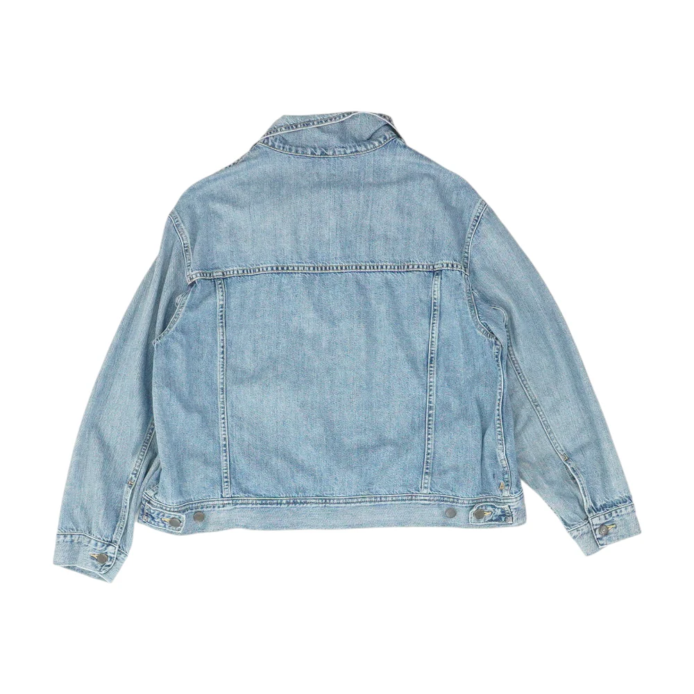 Blue Plus Solid Denim Jacket - Image 2