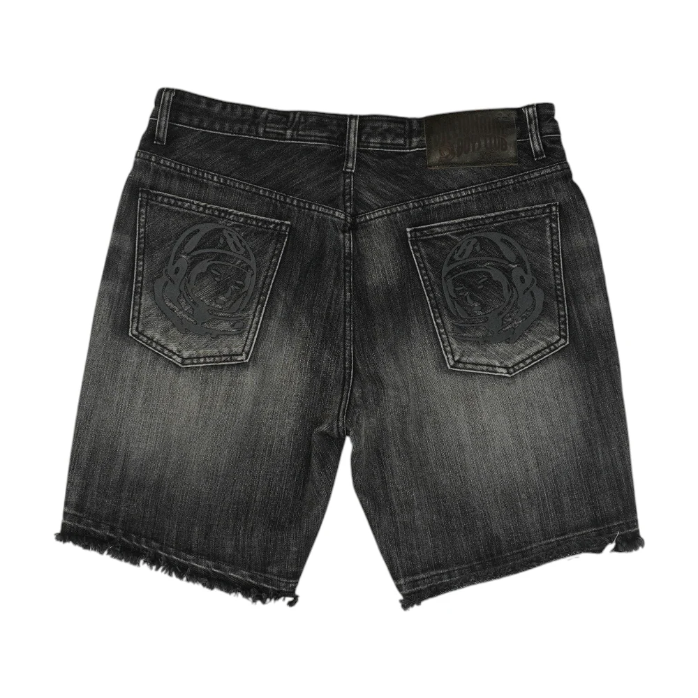 Black Denim Shorts - Image 2