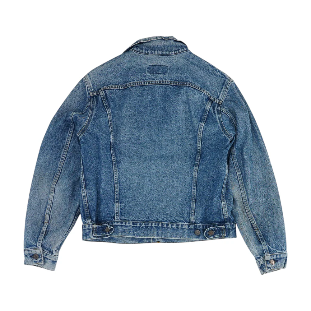 Vintage Denim Trucker Jacket - Image 2