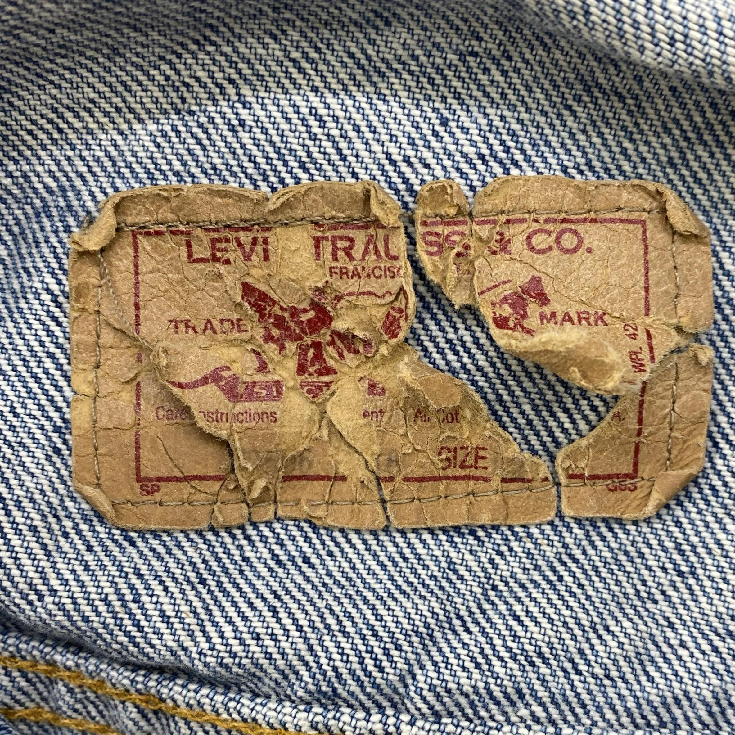 Vintage Denim Trucker Jacket - Image 3
