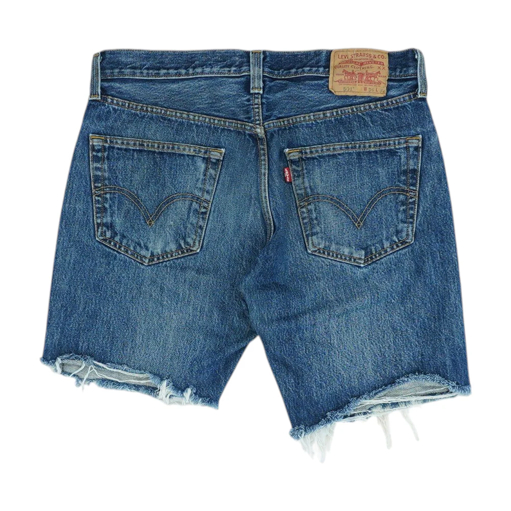 Blue Denim Shorts - Image 2