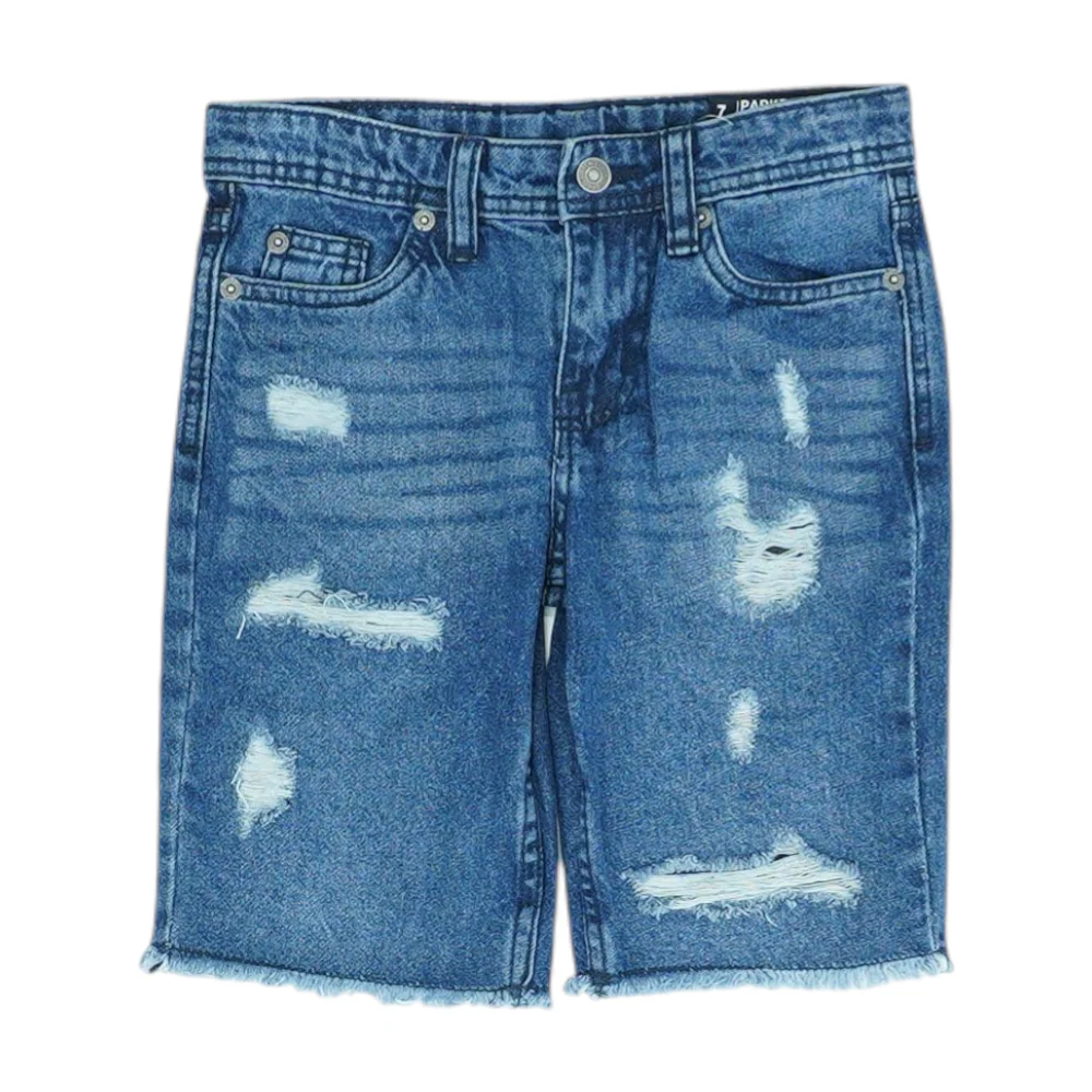 Blue Denim Shorts