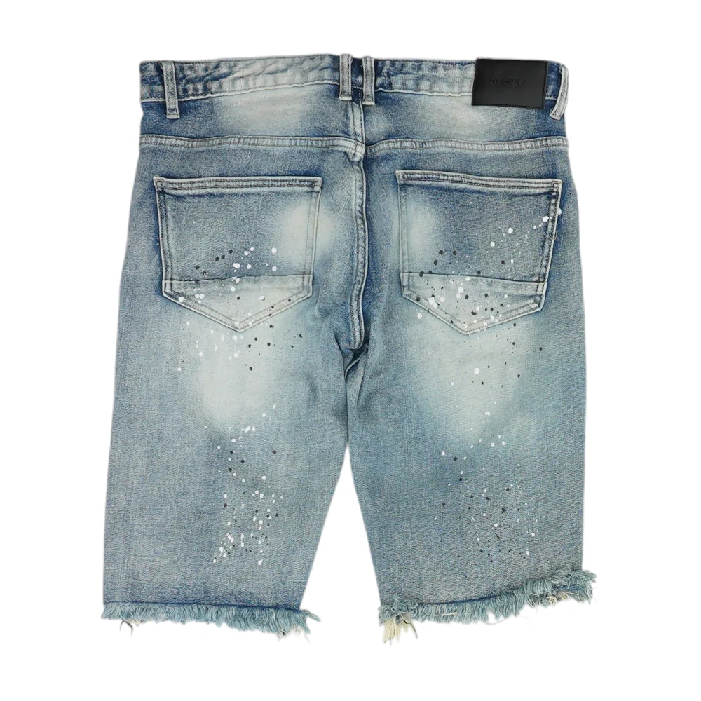 Blue Denim Shorts - Image 2