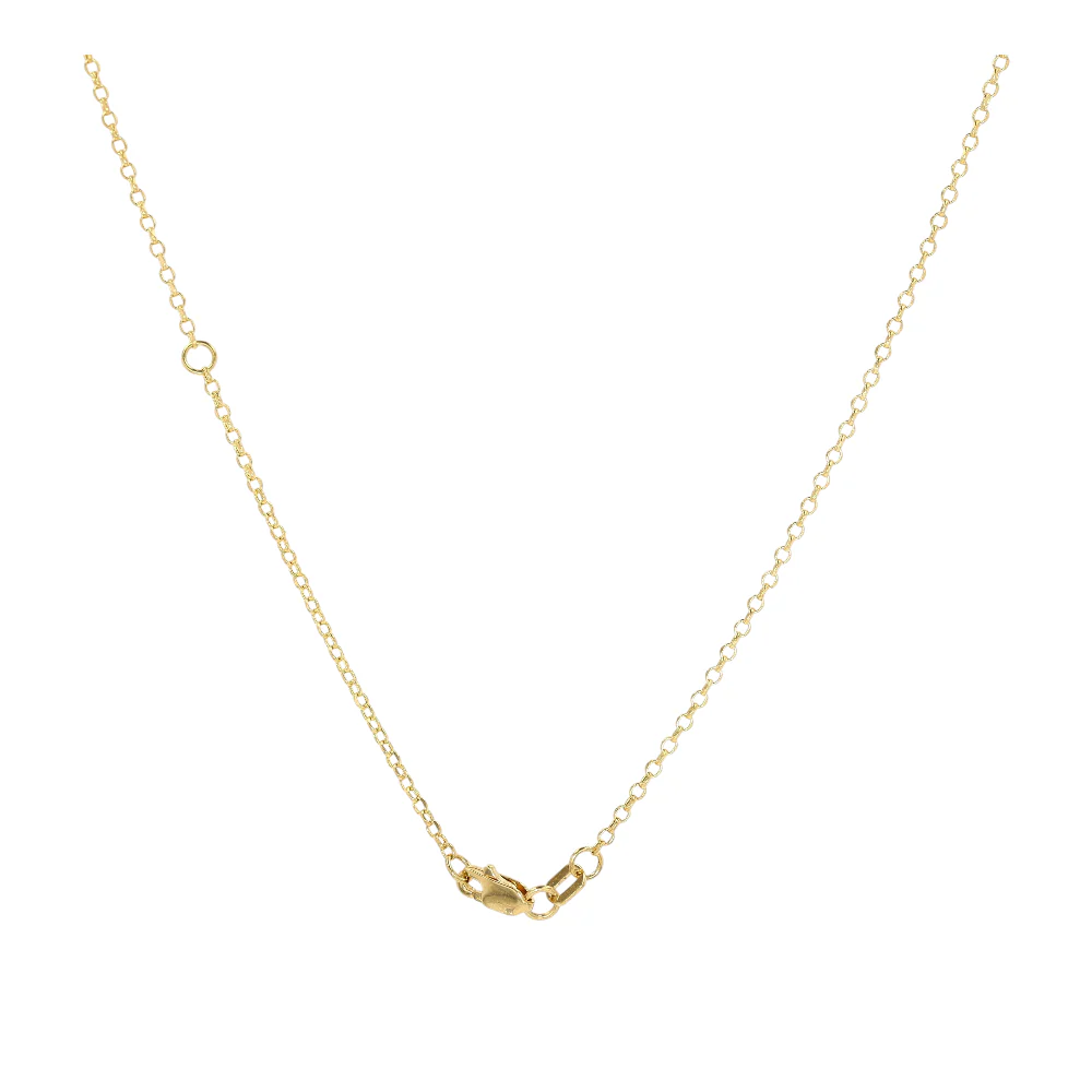 1 1/2 ctw Yellow Gold Lab Grown Diamond Pendant Necklace - Image 2