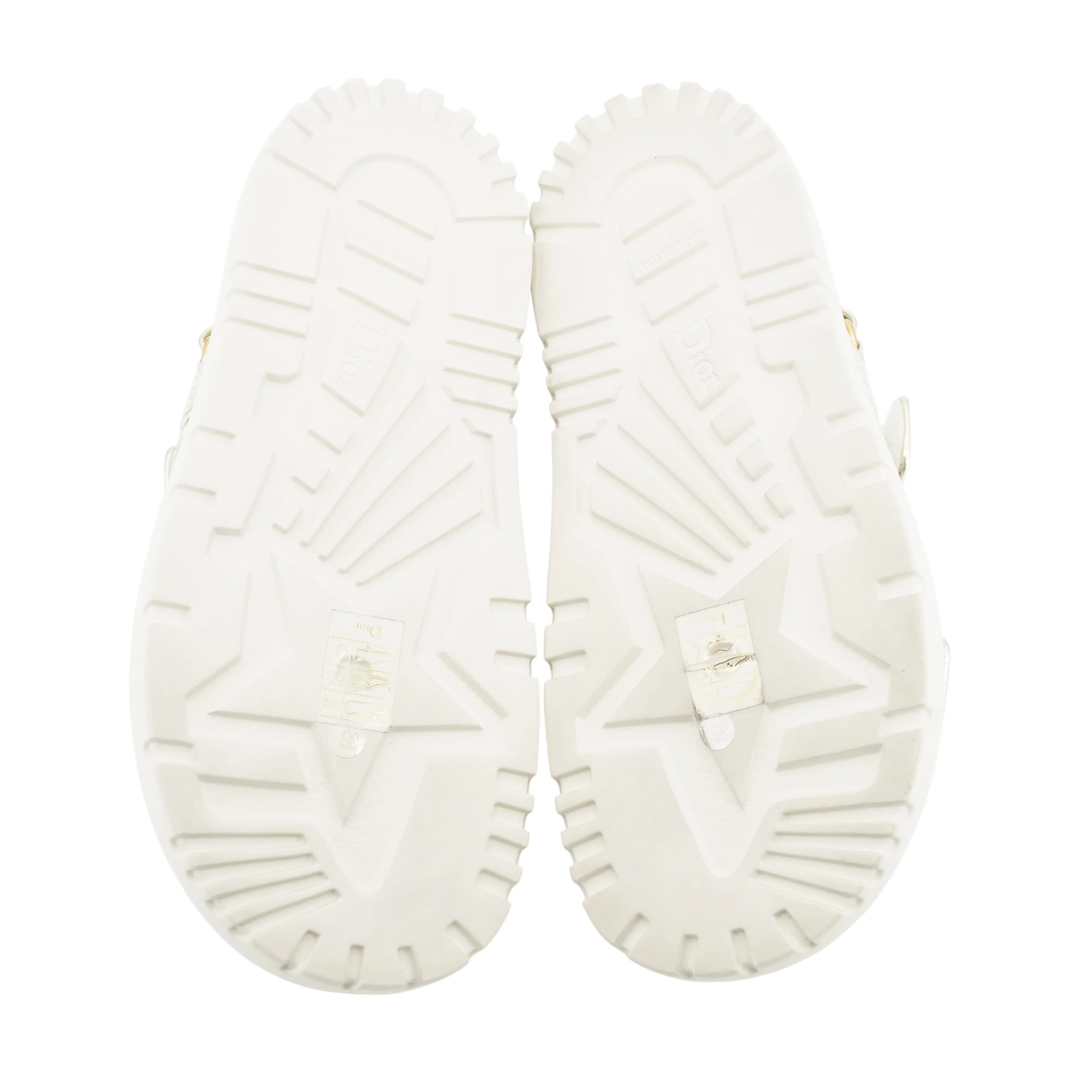 White Flat Sandals - Image 3