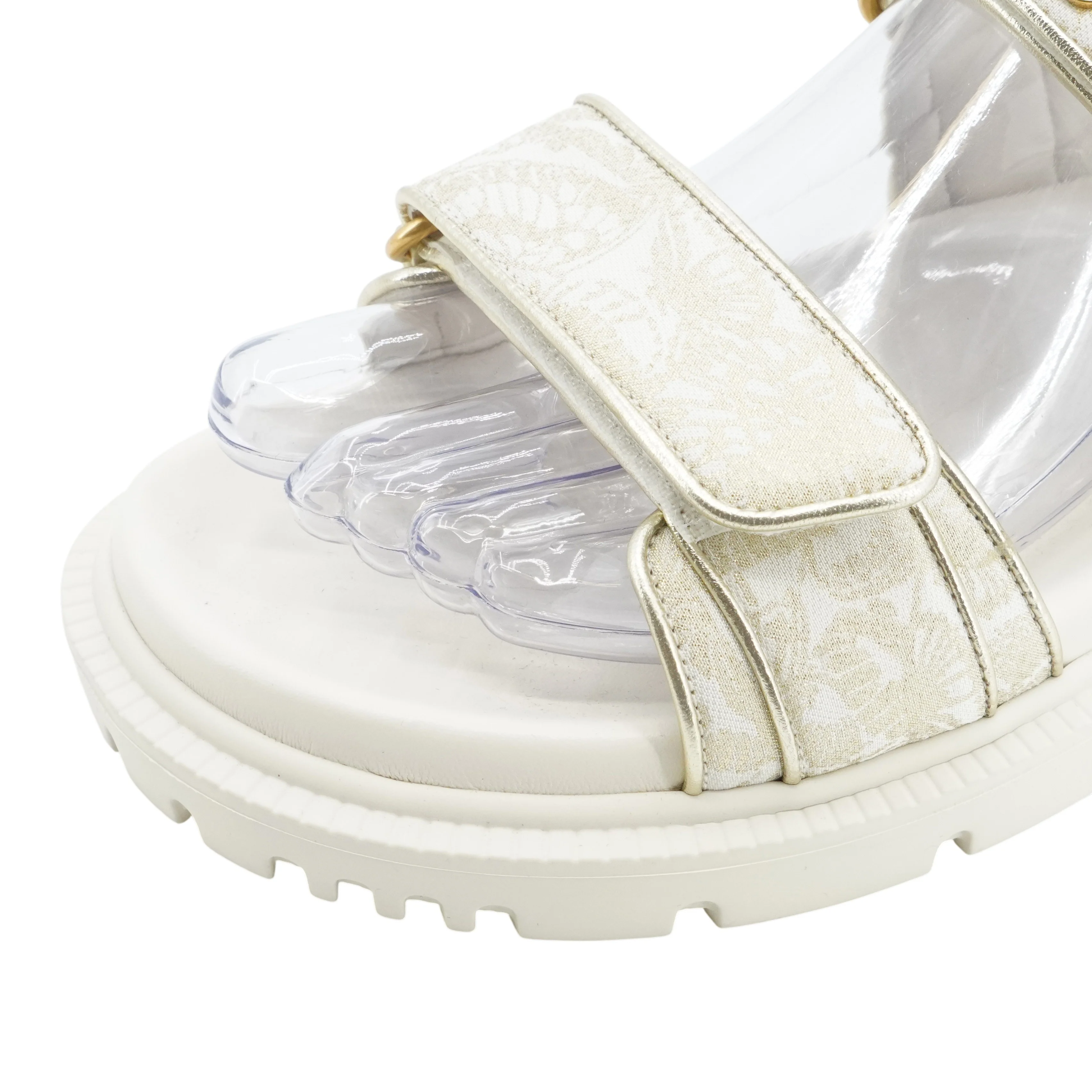 White Flat Sandals - Image 4