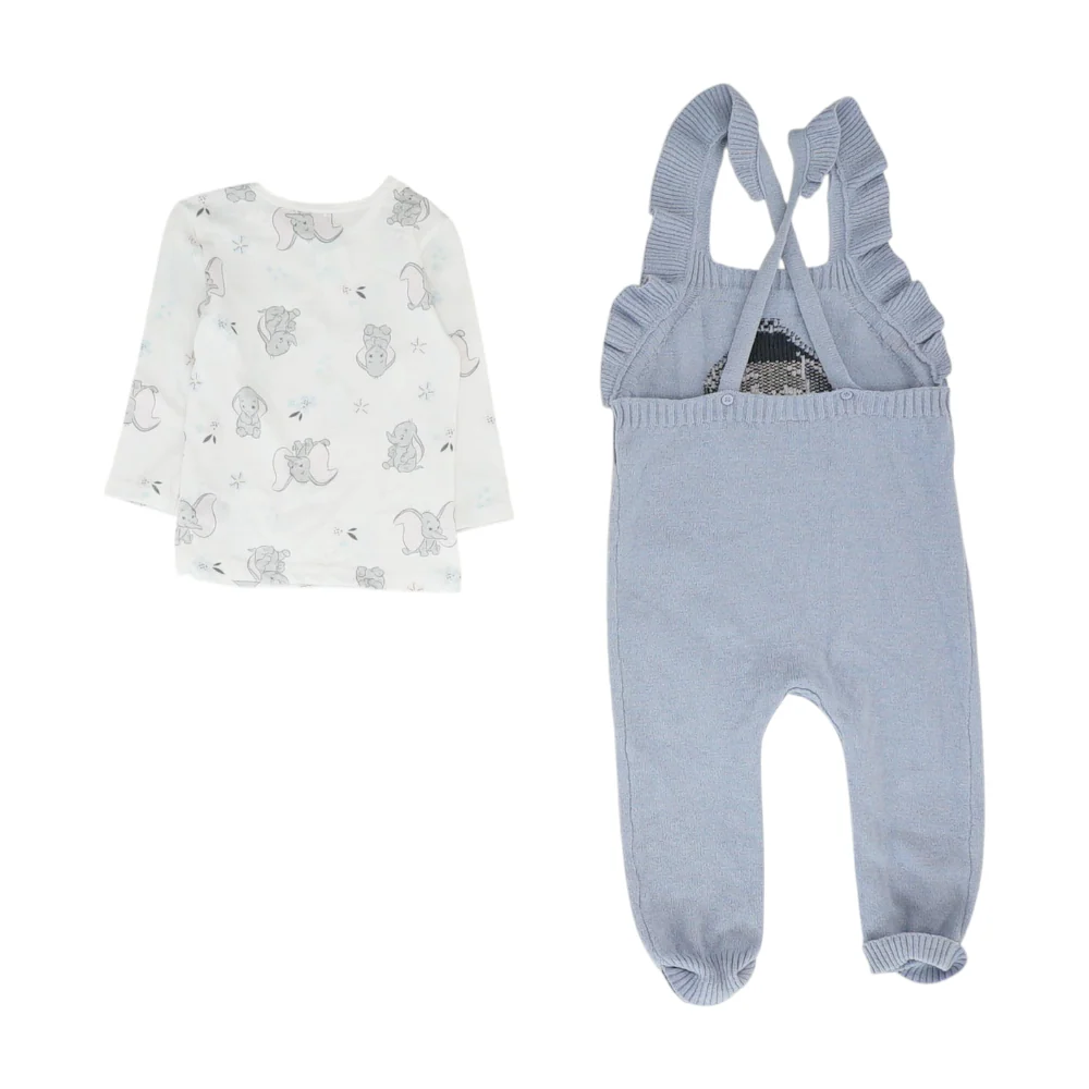 Blue Graphic Long Sleeve Set - Image 2