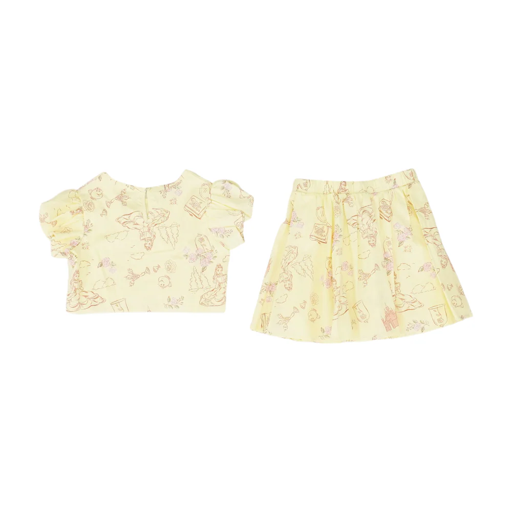 Yellow Print Short Sleeve Set - Image 2