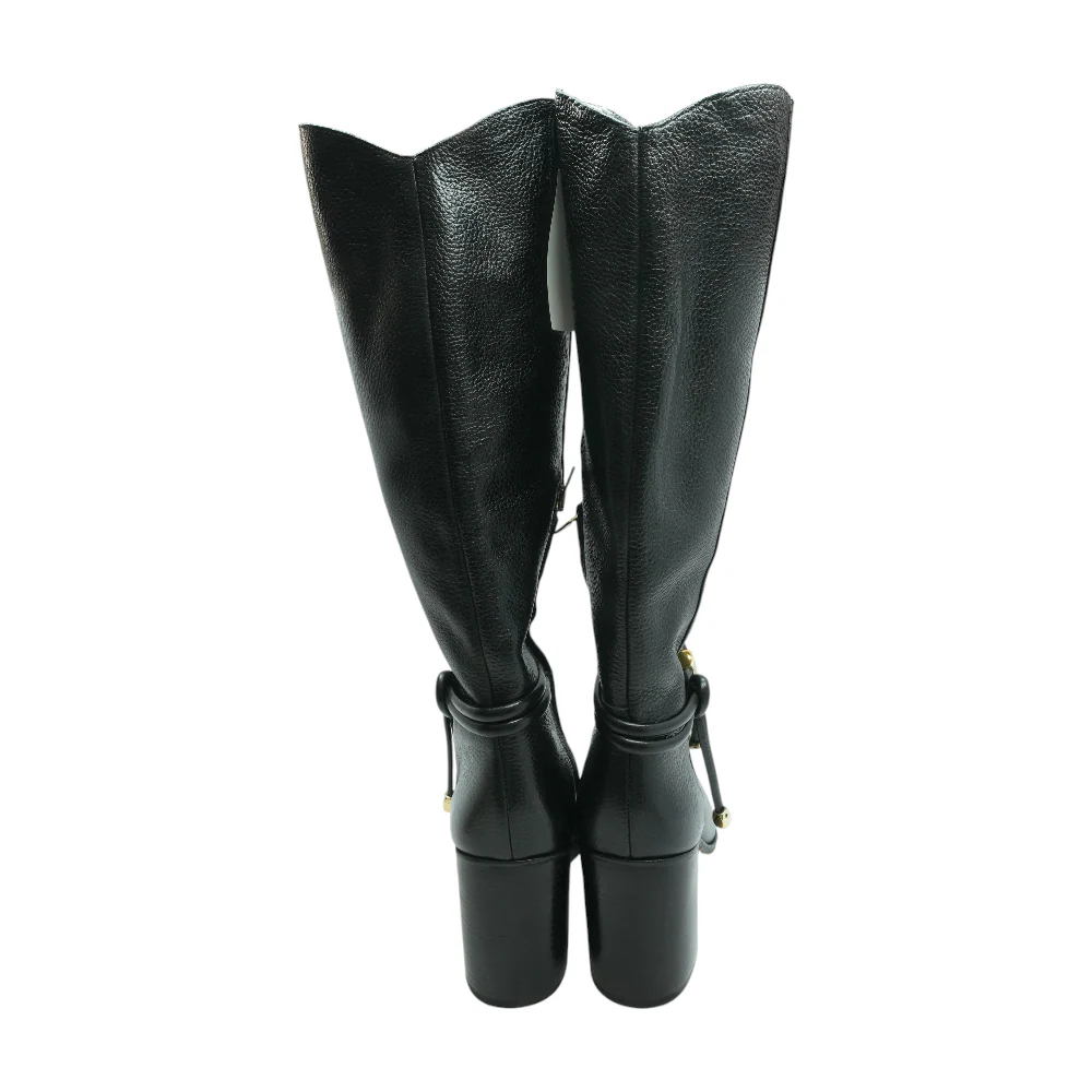 Black Knee-High Boots - Image 2