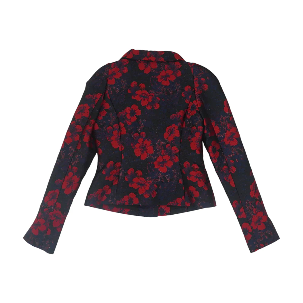 Navy Floral Blazer - Image 2