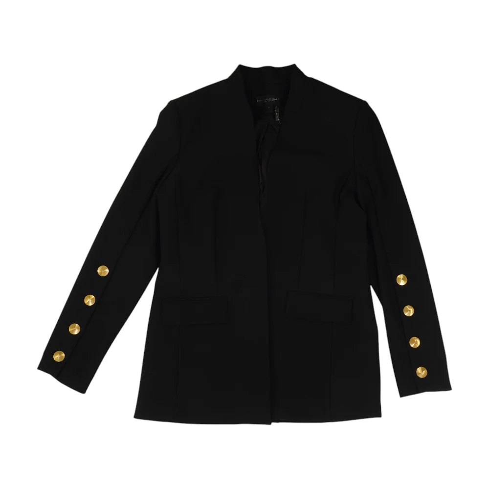 Black Solid Blazer