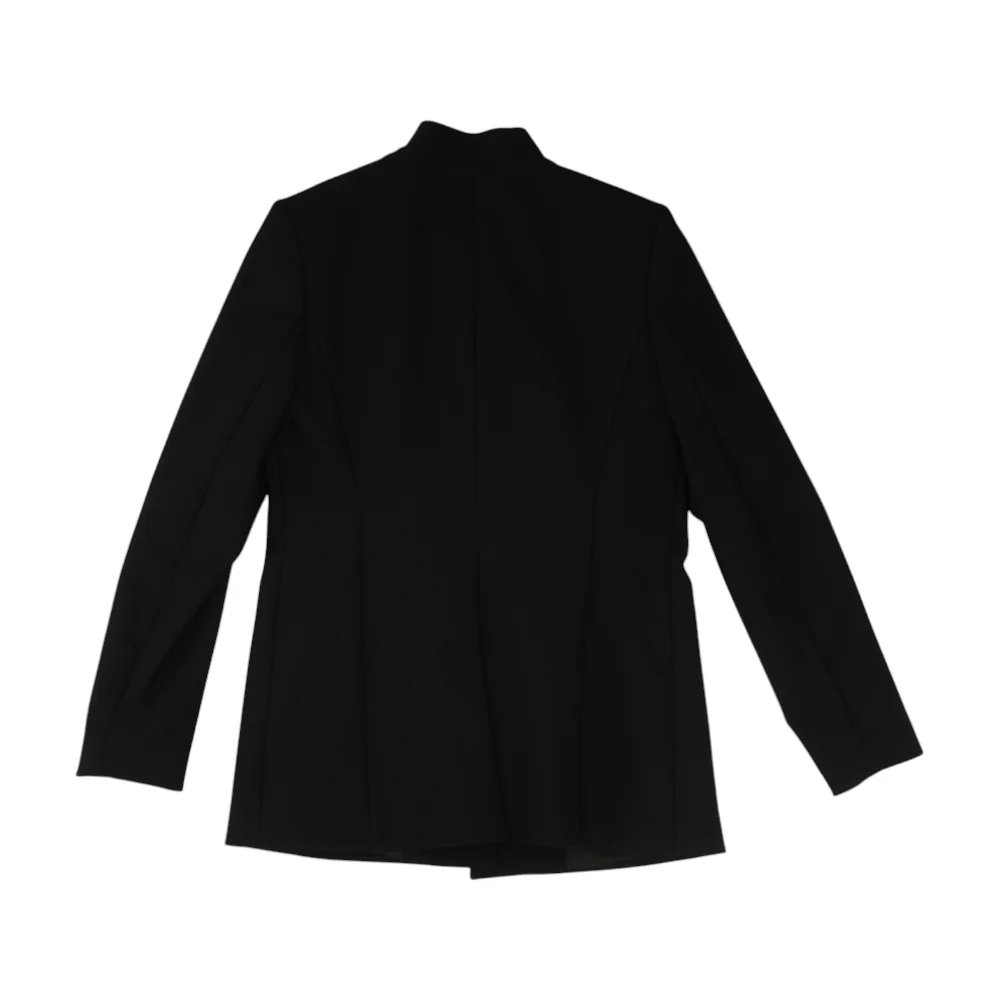 Black Solid Blazer - Image 2