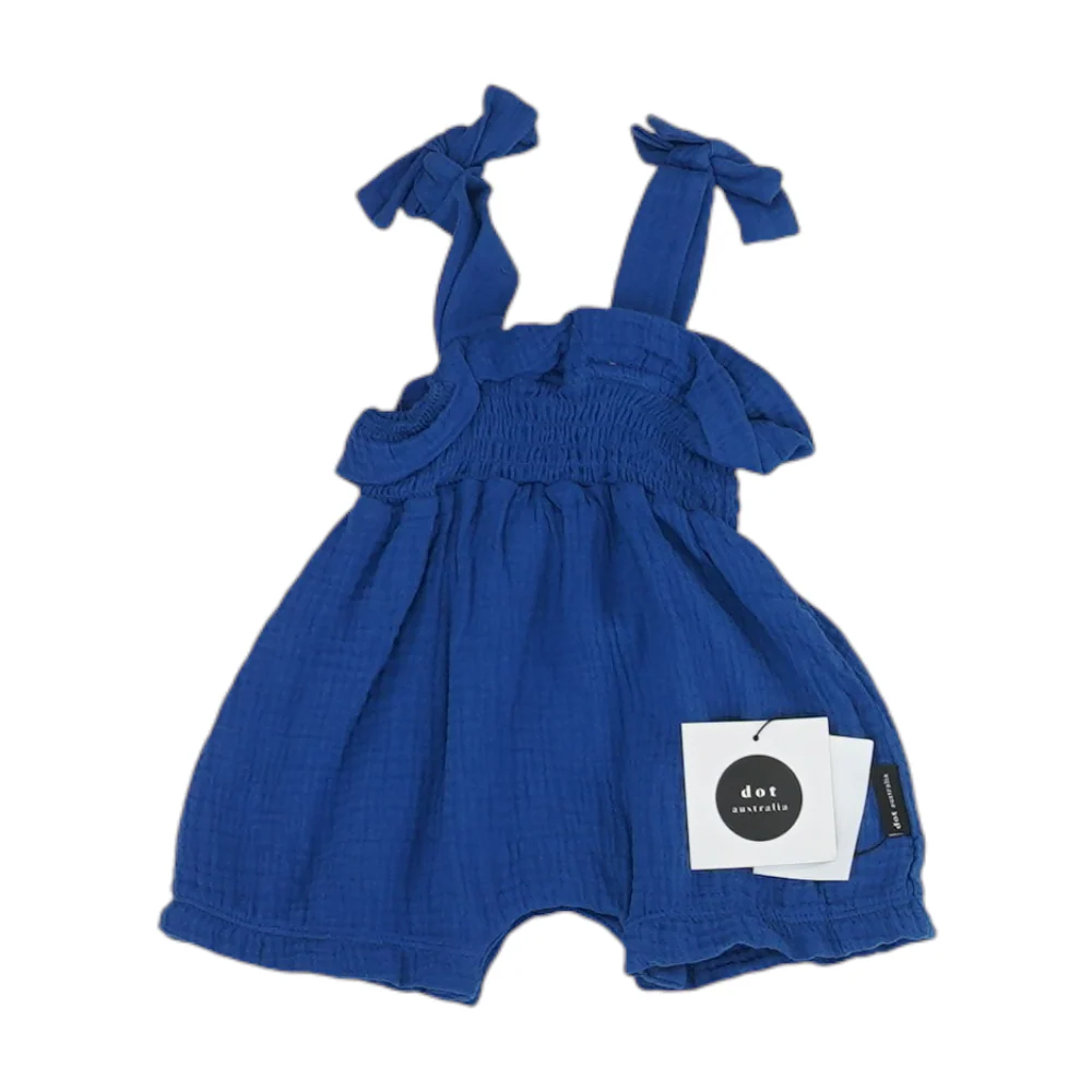 Blue Sleeveless One-Piece - Image 2