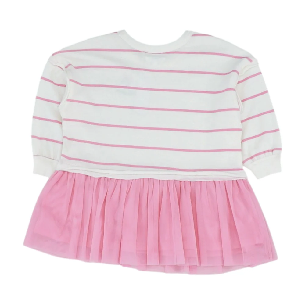 Beige Striped Dress - Image 2