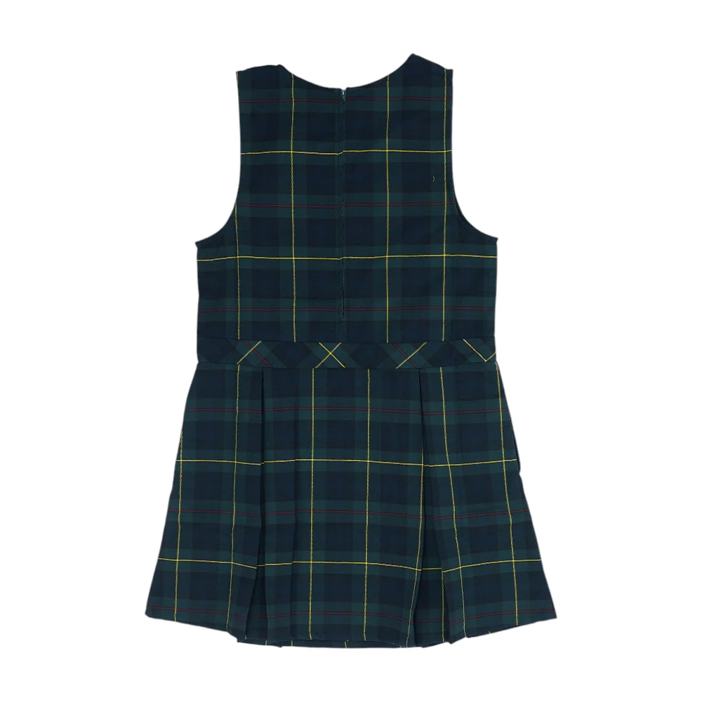 Green Plaid Dress - Image 2