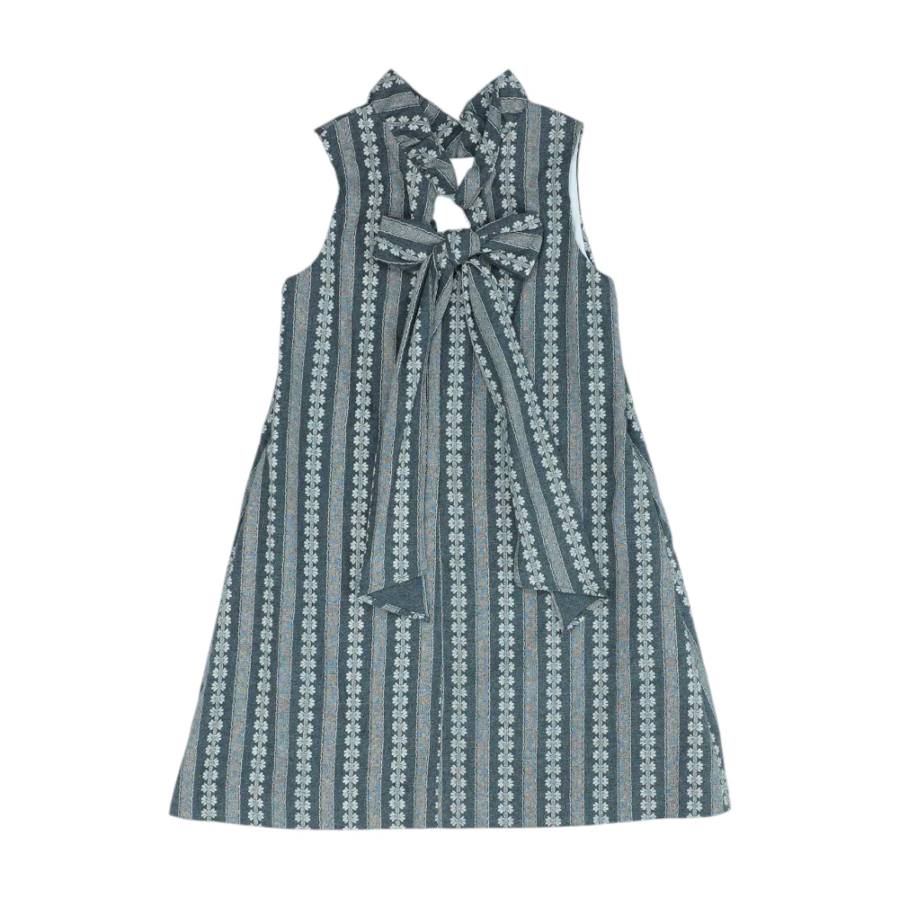 Charcoal Print Dress - Image 2