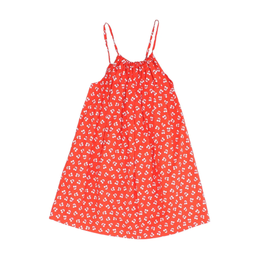 Red Print Dress