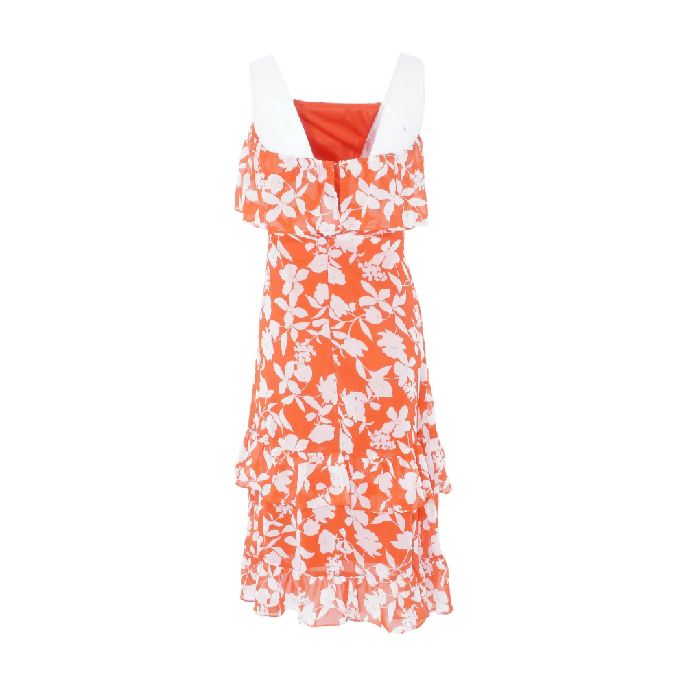 Red Floral Mini Dress - Image 2