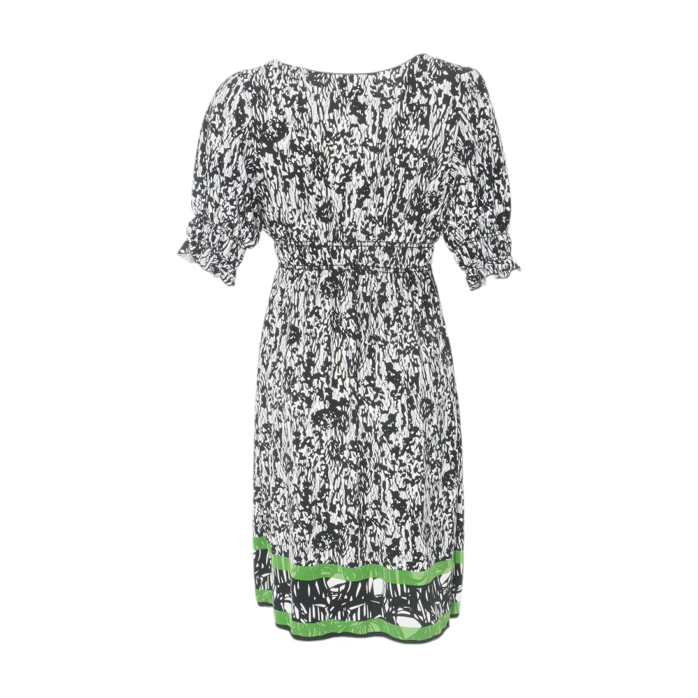 Black Print Mini Dress - Image 2