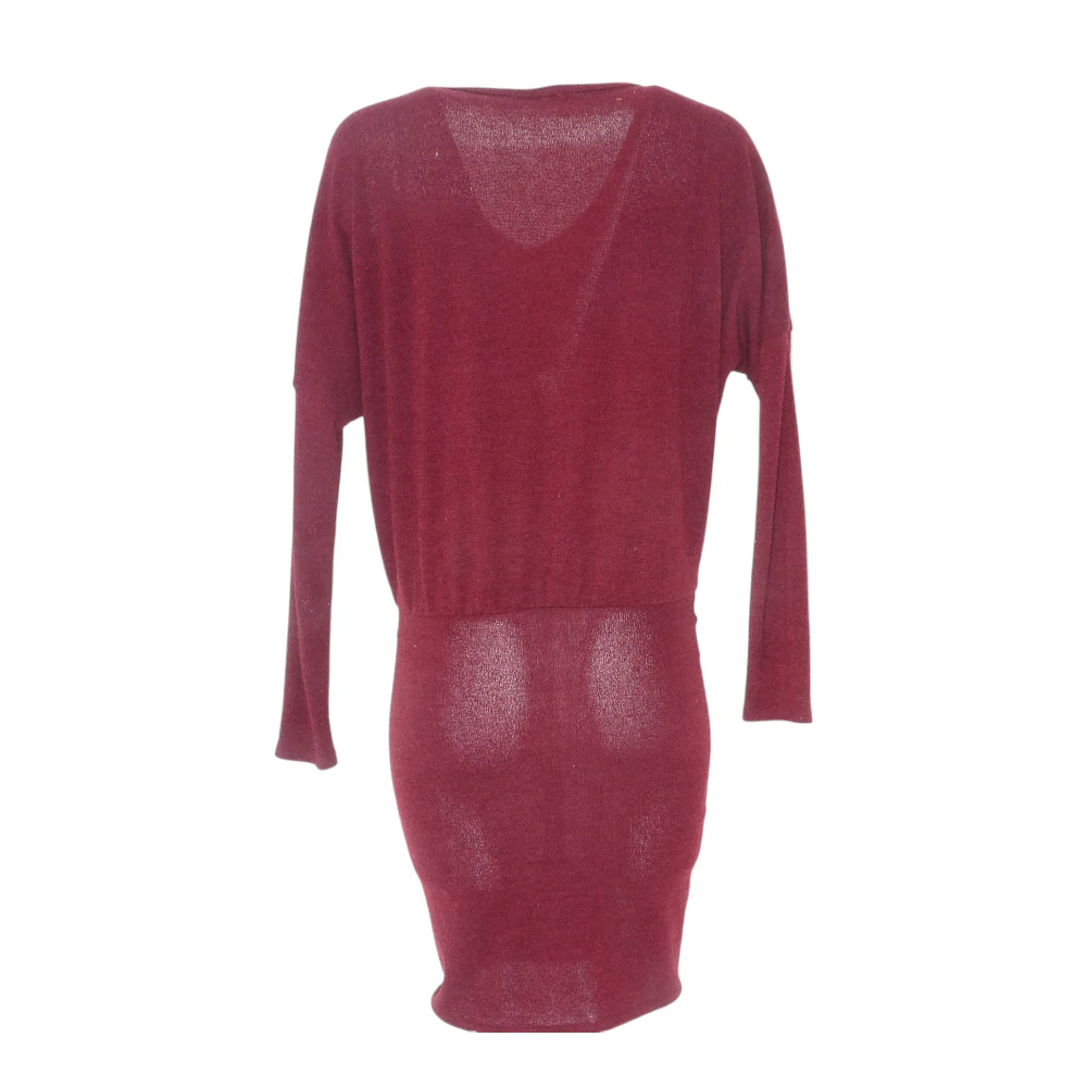 Burgundy Midi Dress - Image 2