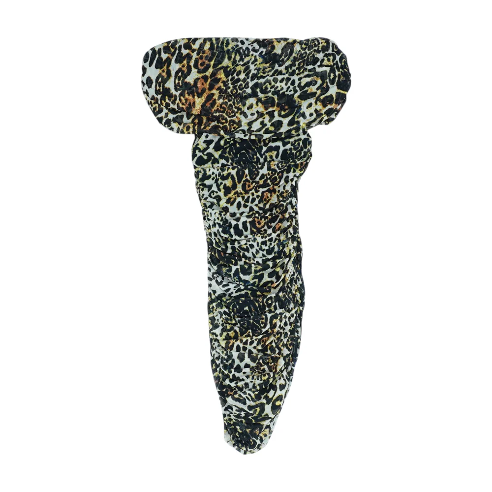 Black Animal Print Mini Dress - Image 2