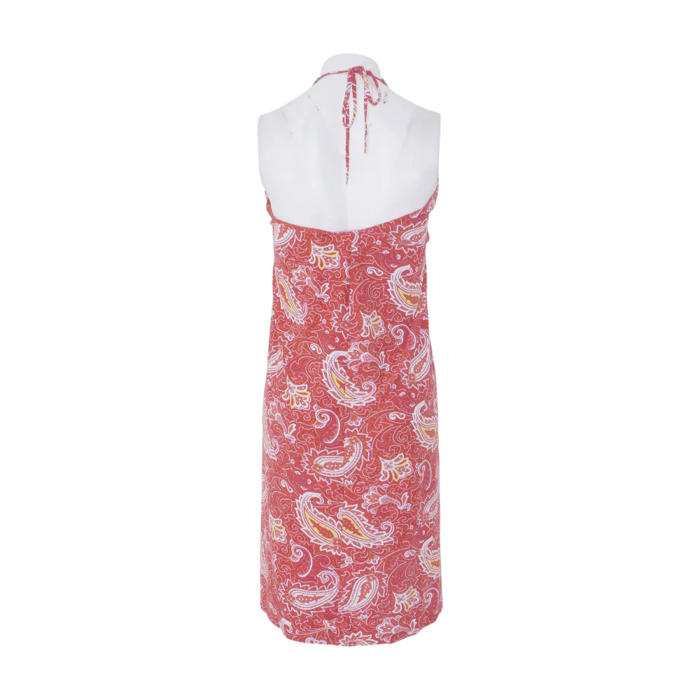 Red Paisley Midi Dress - Image 2