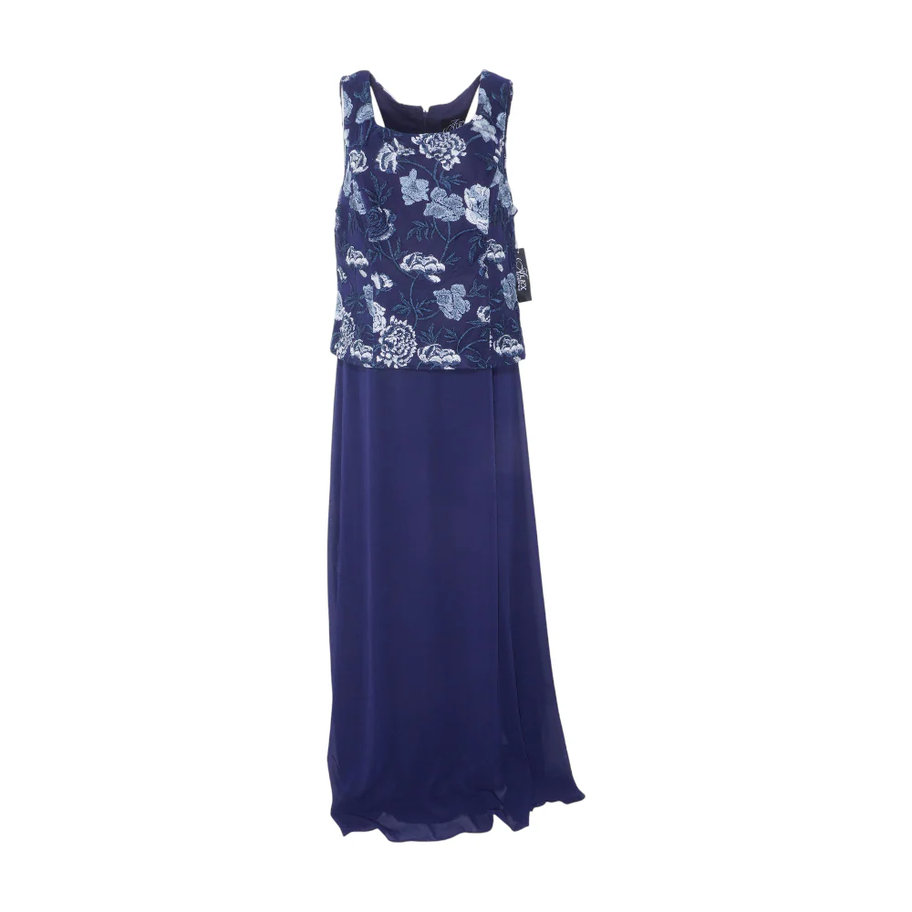 Navy Floral Maxi Dress