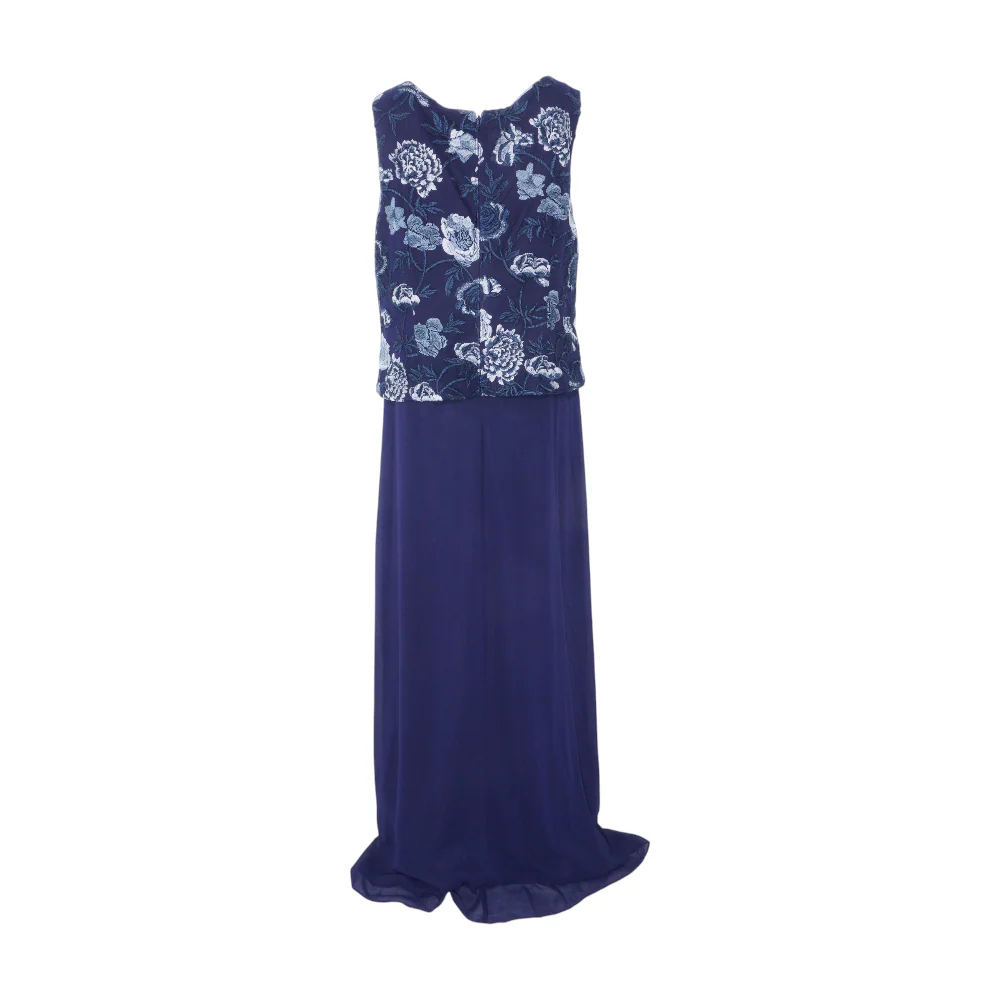 Navy Floral Maxi Dress - Image 2