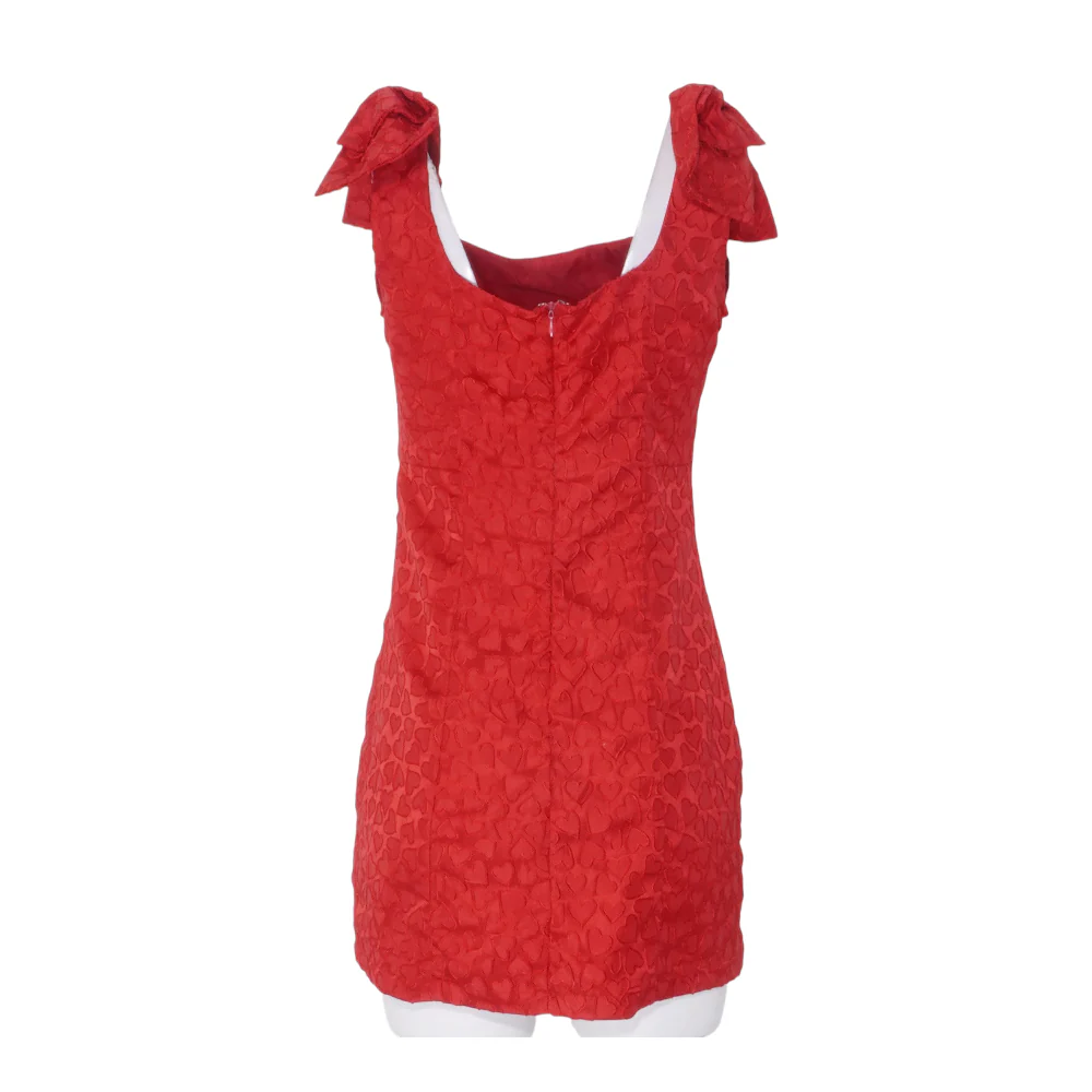 Red Hearts Mini Dress - Image 2
