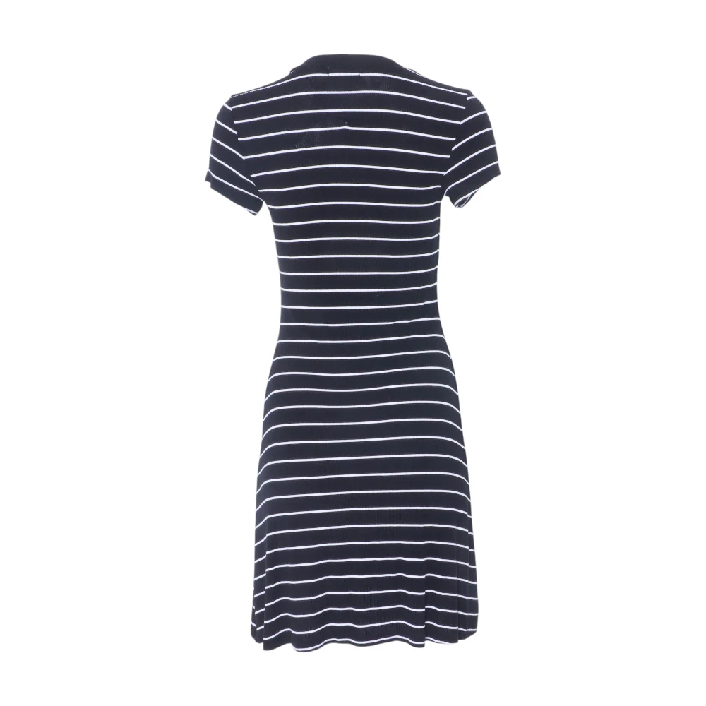 Black Striped Midi Dress - Image 2