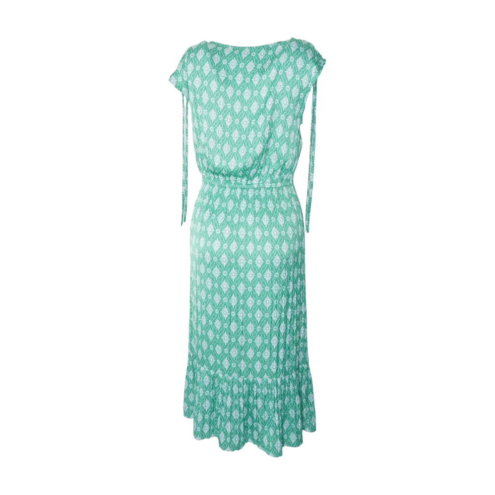 Green Floral Midi Dress - Image 2