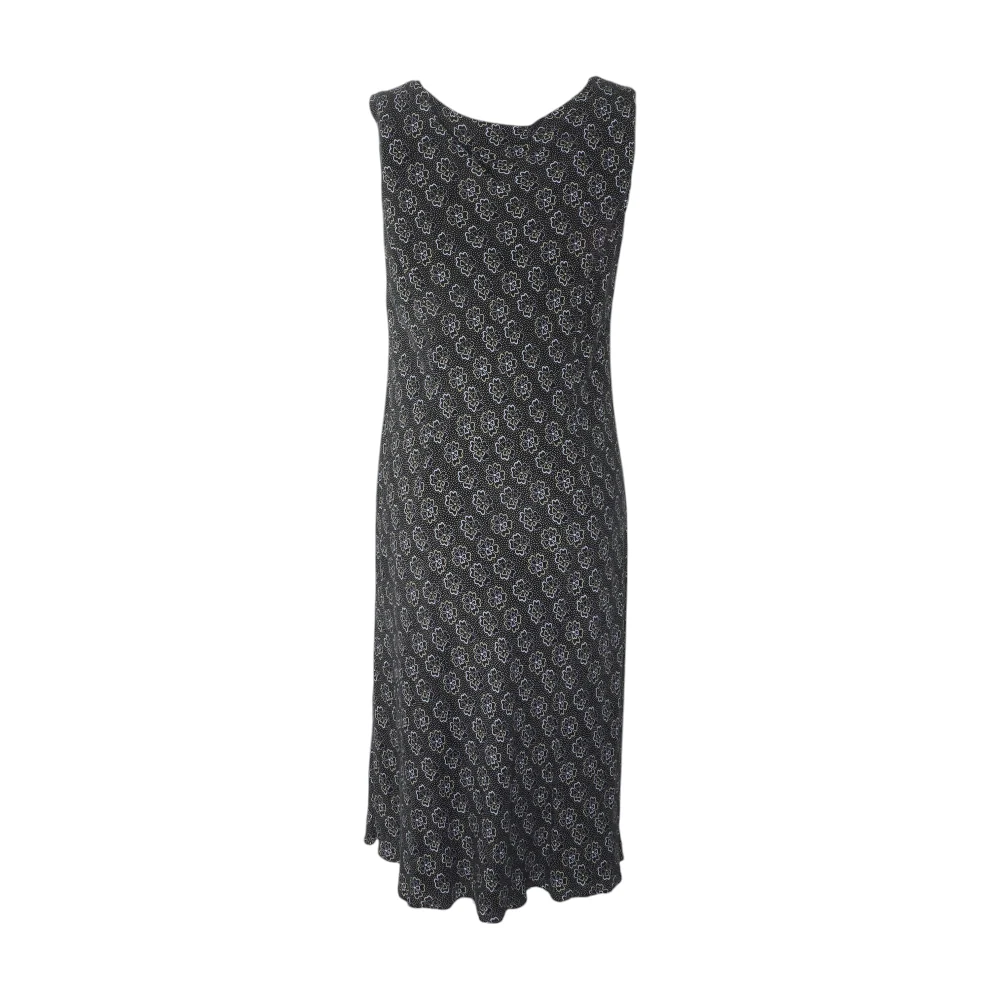 Black Floral Midi Dress - Image 2