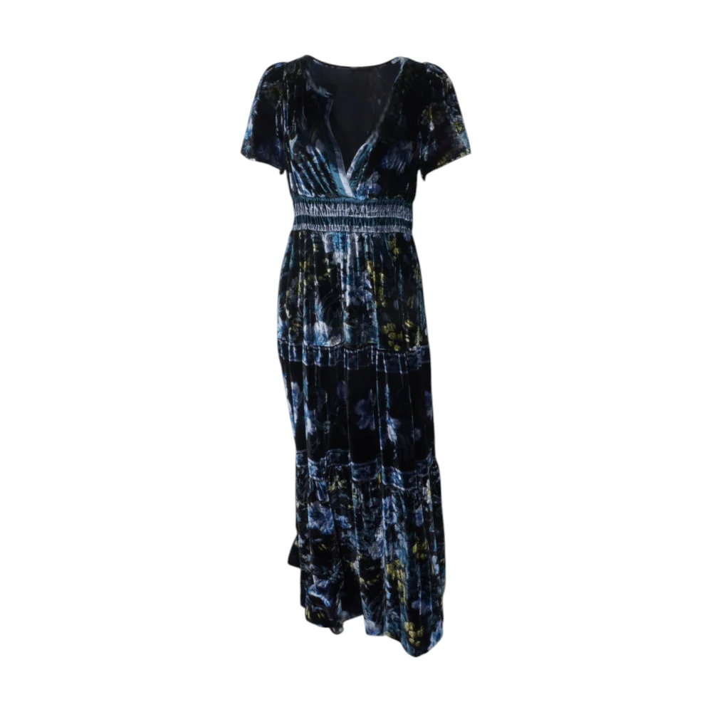 Black Floral Midi Dress
