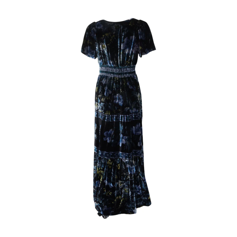 Black Floral Midi Dress - Image 2