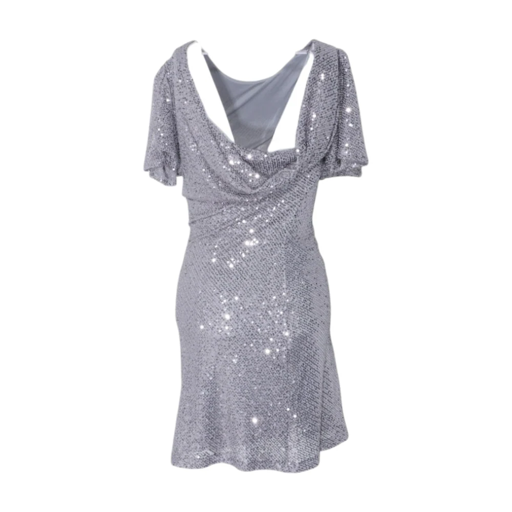 Silver Mini Dress - Image 2