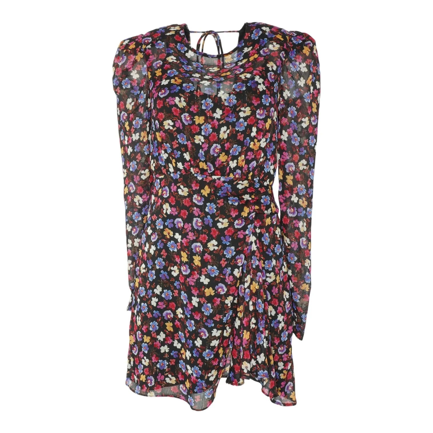 Black Floral Mini Dress