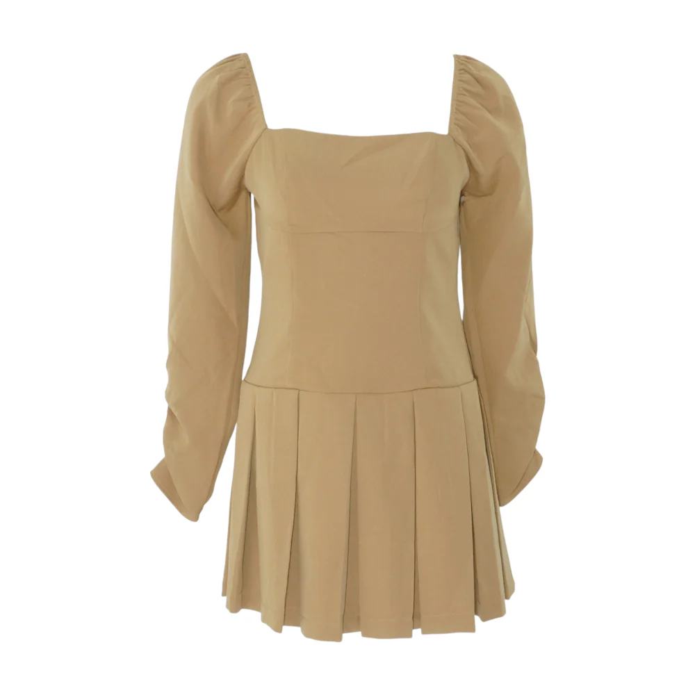 Khaki Mini Dress