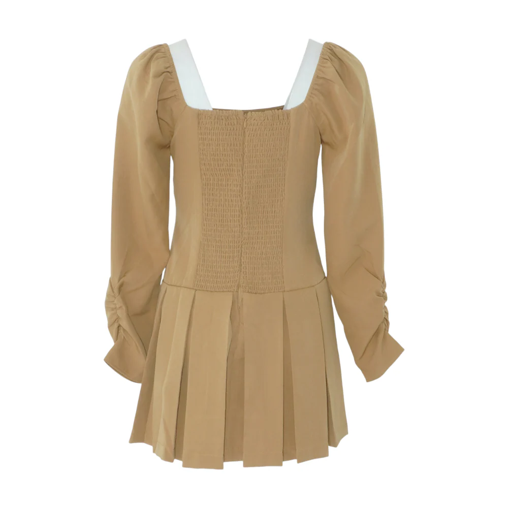 Khaki Mini Dress - Image 2