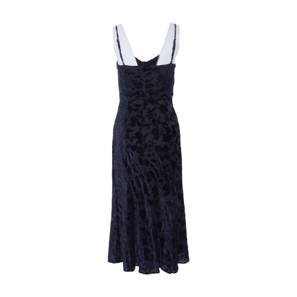 Black Floral Midi Dress - Image 2