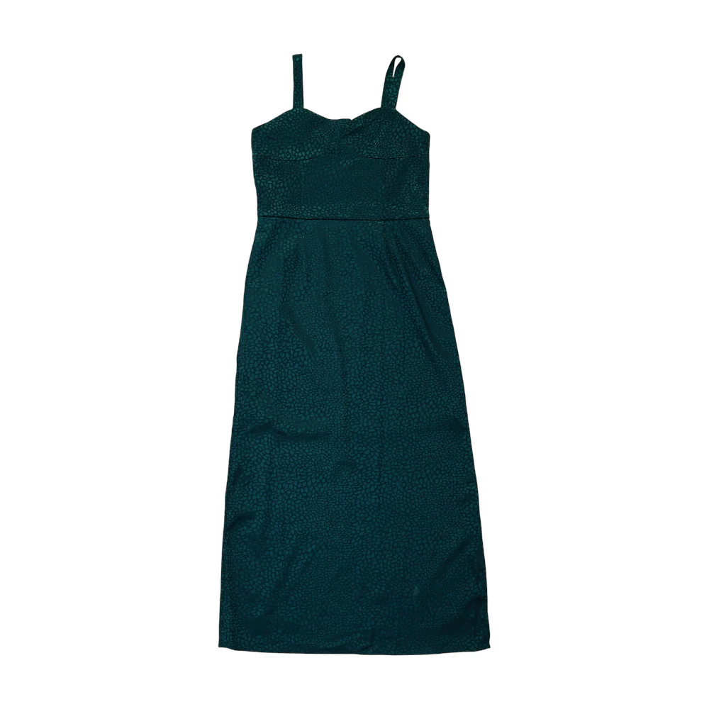 Green Animal Print Dress