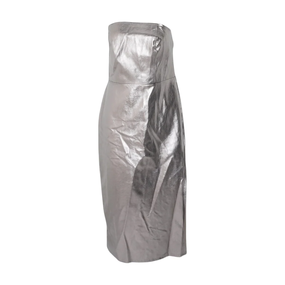 Silver Midi Dress