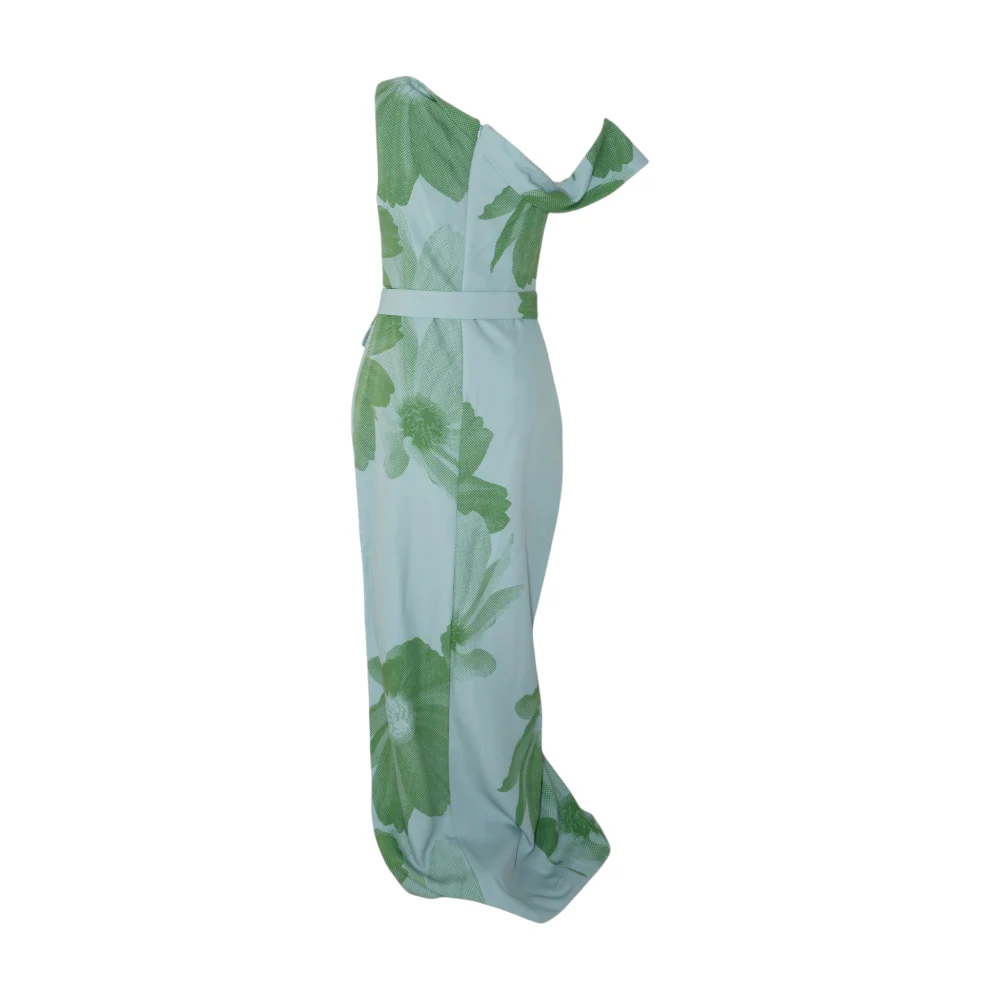 Green Floral Maxi Dress - Image 2