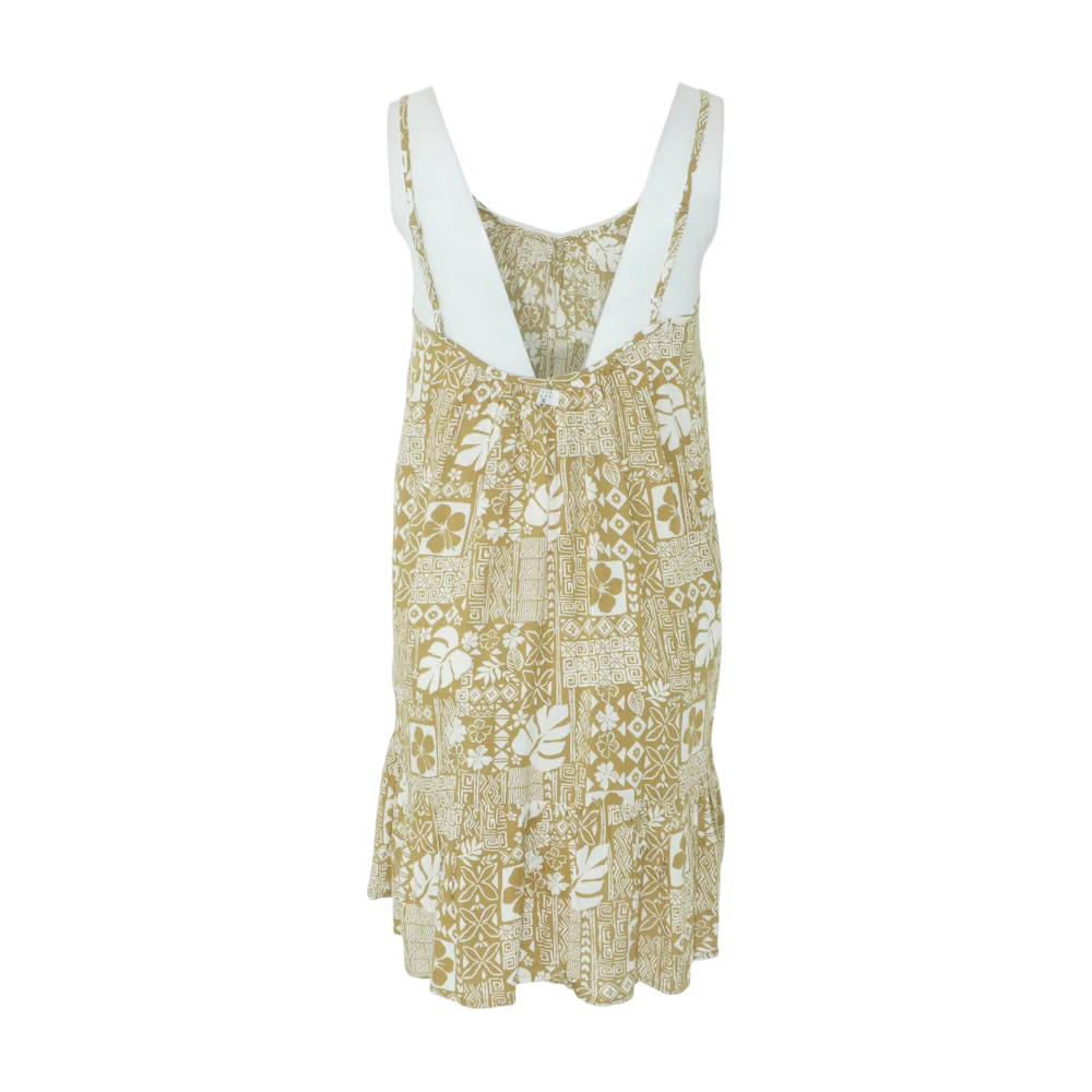 Green Abstract Mini Dress - Image 2