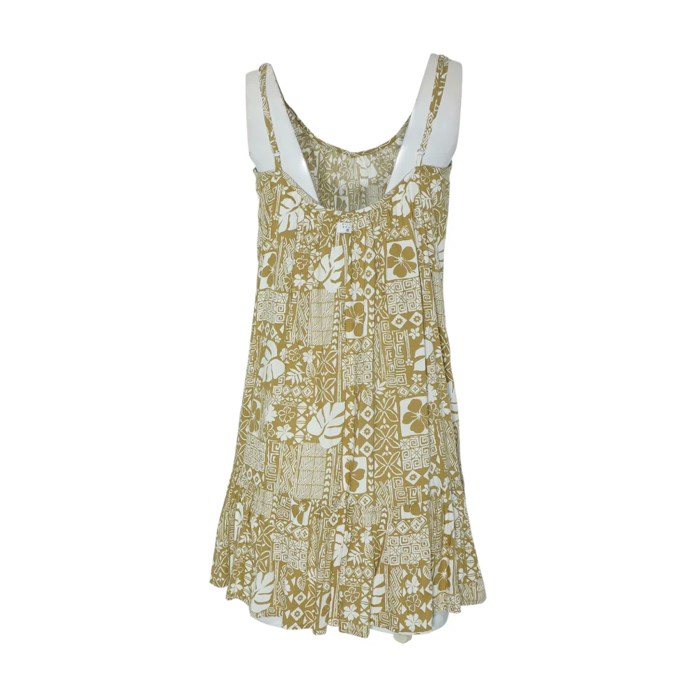 Tan Graphic Mini Dress - Image 2
