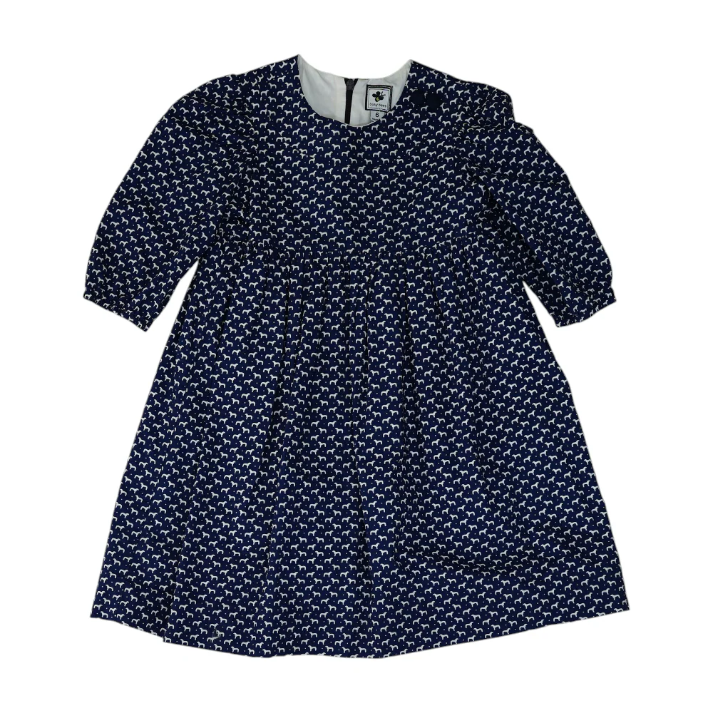 Navy Graphic Dress