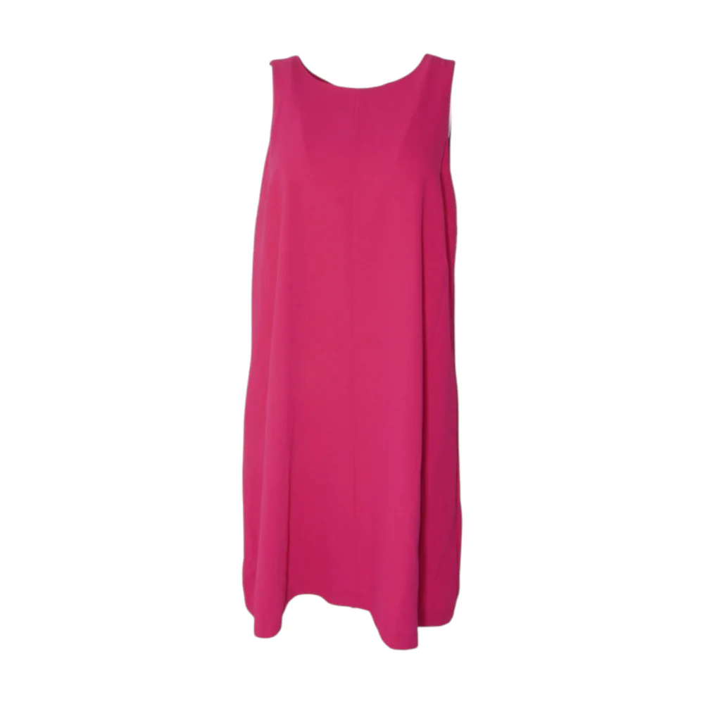 Magenta Midi Dress