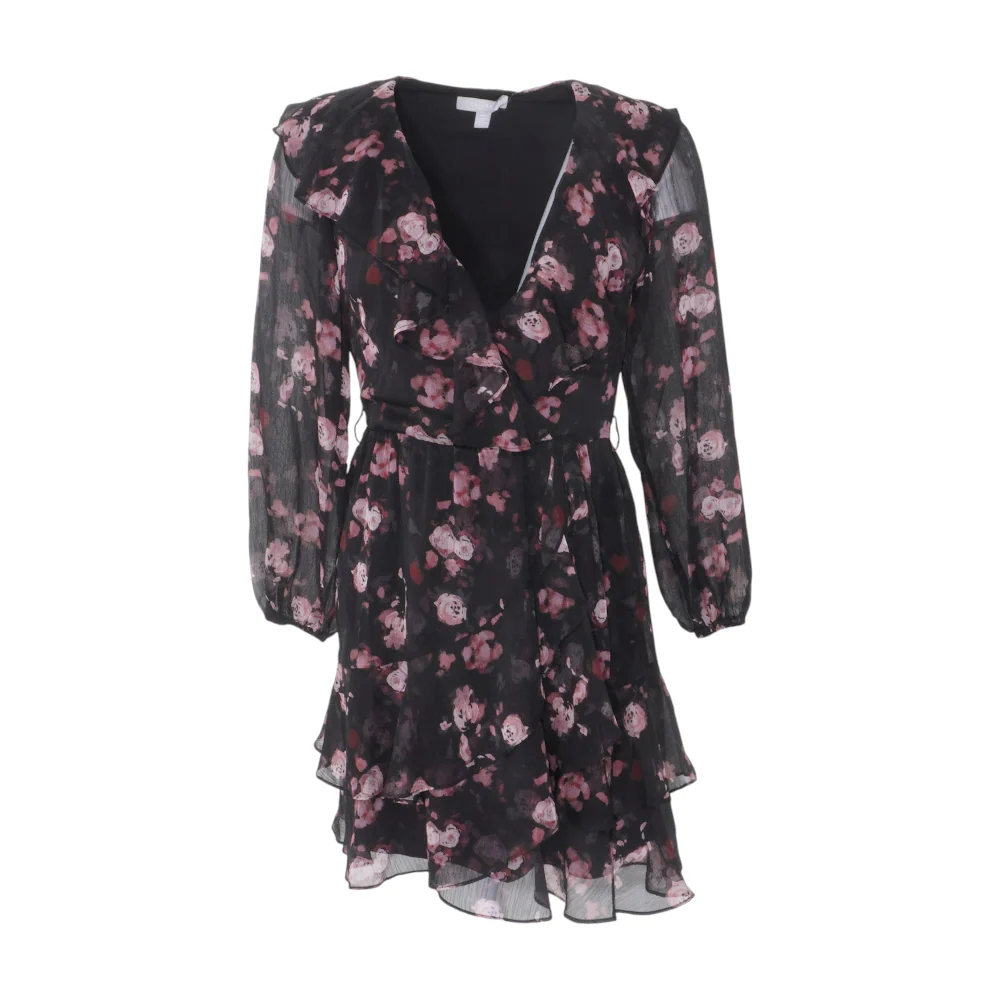 Black Floral Mini Dress